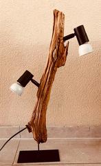 Tafel lamp met dubbele spot uniek, Minder dan 50 cm, Nieuw, Ophalen of Verzenden