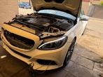 Mercedes benz C Klasse C300 245PK Schade automaat 2018, Auto diversen, Schadeauto's, Wit, Mercedes-Benz, Sedan, Benzine