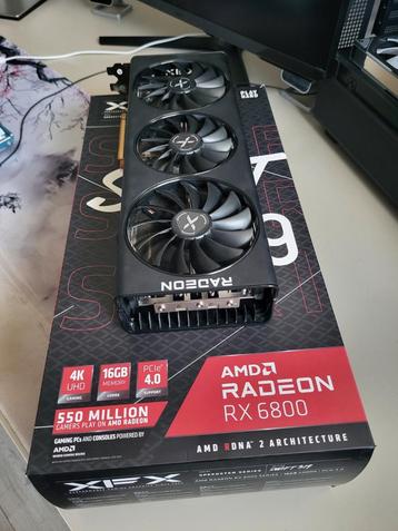 XFX Speedster SWFT 319 RX6800 16GB 4K OC Gaming Videokaart beschikbaar voor biedingen