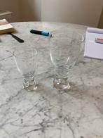 2 Iittala Tapio glazen groot en klein (wijn/borrel-glas), Ophalen of Verzenden, Zo goed als nieuw, Overige typen