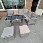 Tuinset / Loungeset - Tectake Wicker, Tuin en Terras, Tuinsets en Loungesets, Ophalen, Zo goed als nieuw, Loungeset, Wicker