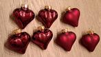 Kerstboom versiering 7 rode hartjes, Ophalen of Verzenden, Zo goed als nieuw