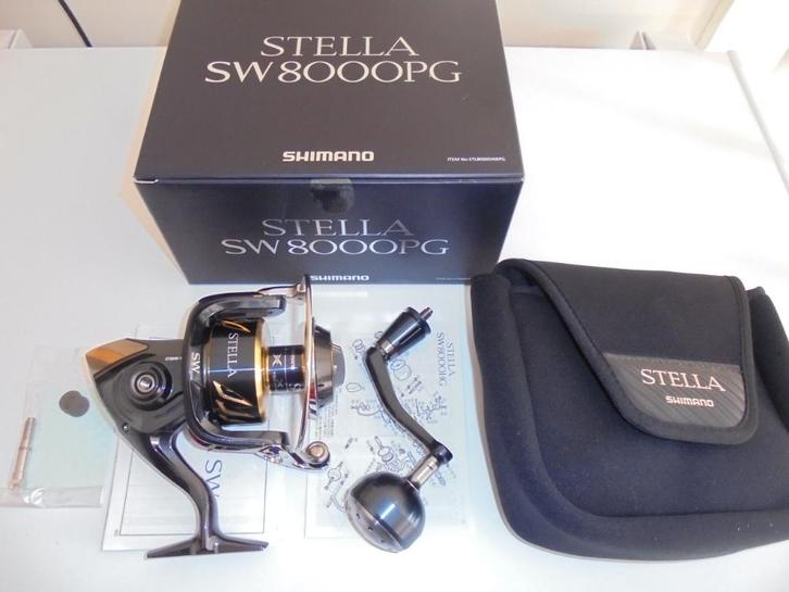 Big Game Shimano Stella SW-C 8000 PG Molen Made in Japan., Watersport en Boten, Hengelsport | Zeevissen, Nieuw, Molen, Ophalen of Verzenden