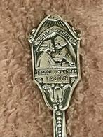 Verzilverde theelepel met afbeelding, Antiek en Kunst, Ophalen of Verzenden