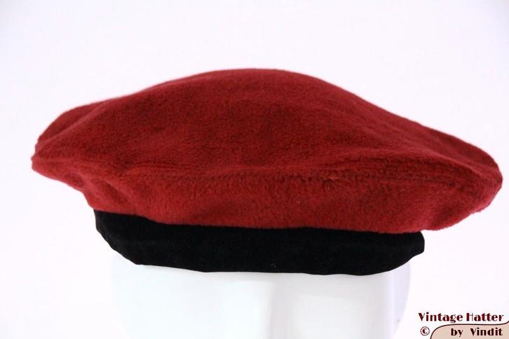 Winter alpino baret Fushi donker rood fleece + voering 57-60, Kleding | Dames, Mutsen, Sjaals en Handschoenen, Nieuw, Muts, Maat 38/40 (M)