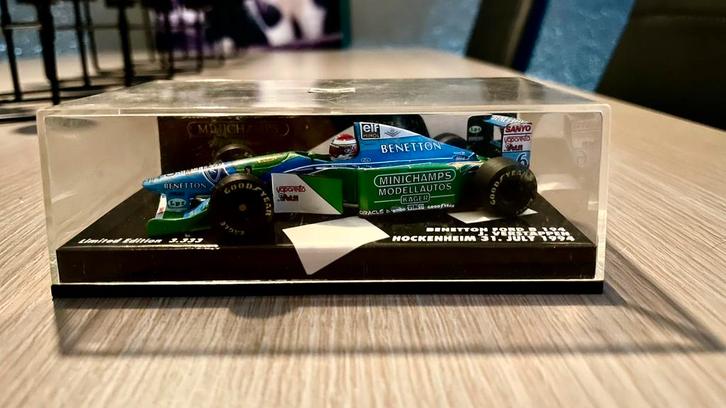 Jos Verstappen F1 Benetton Ford B194 Hockenheim 1994 limited, Hobby en Vrije tijd, Modelauto's | 1:43, Gebruikt, Auto, MiniChamps