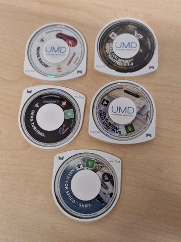 5x PSP UMD Games - Race Games Collectie beschikbaar voor biedingen