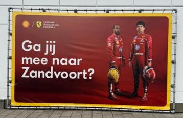 Uniek SPANDOEK stevige Kwaliteit 5 bij 3 mtr. Formule 1 beschikbaar voor biedingen