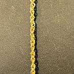 Gouden ketting | 14K | ned gek | 4,89gr | singapore | 365780, Sieraden, Tassen en Uiterlijk, Kettingen, Ophalen of Verzenden, Zo goed als nieuw