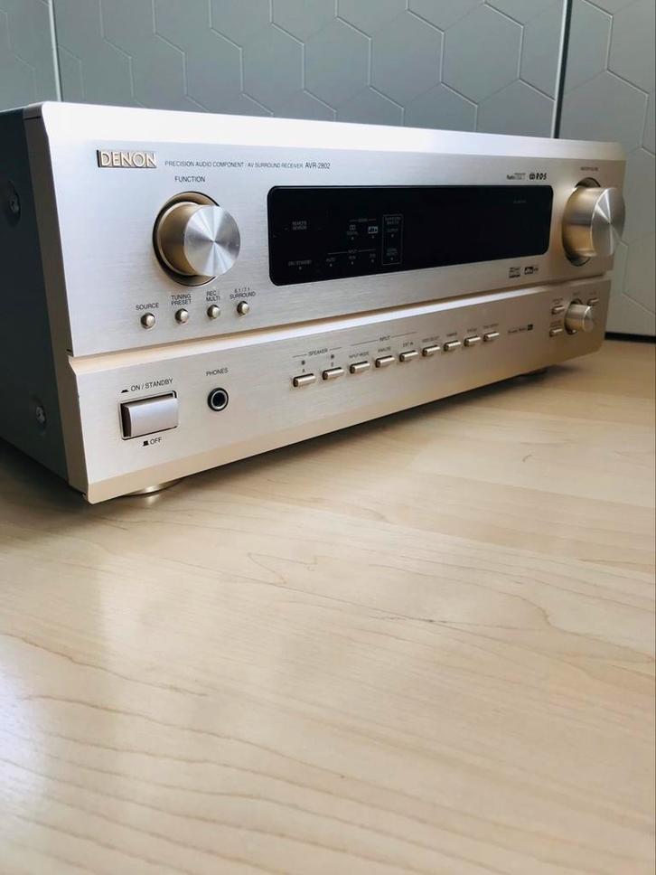Denon Receiver Versterker Phono 540 Watt AVR 2802, Audio, Tv en Foto, Versterkers en Receivers, Zo goed als nieuw, 7.1, 120 watt of meer