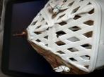 Wit aardewerk vogelkooi, Antiek en Kunst, Ophalen of Verzenden