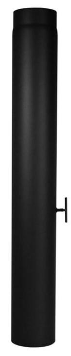 Kachelpijp met smoorklep, Overige materialen, Gebruikt, Ophalen of Verzenden, Minder dan 2 meter