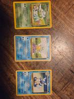 Pokemon Kaarten 1995 - Bulbasaur, Squirtle, Wartortle, Ophalen of Verzenden, Gebruikt, Losse kaart