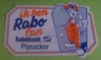 Stickers Ik ben Rabo fan Amsterdam(Rabobank), Verzamelen, Ophalen of Verzenden, Nieuw, Bedrijf of Vereniging