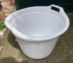 Tobbe kunststof teil met 2 handvaten grijs 60 liter, Ophalen, Zo goed als nieuw, Kunststof, Met handgreep