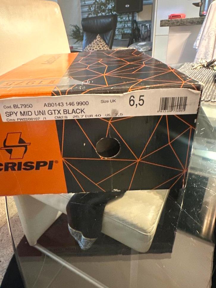 Crispi Spy Mid GTX Wandelschoenen Zwart - Maat 6.5, Kleding | Dames, Schoenen, Nieuw, Wandelschoenen, Zwart, Ophalen of Verzenden