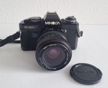 Minolta X-500 35mm SLR Analoge Film Camera 28-70mm Lens beschikbaar voor biedingen