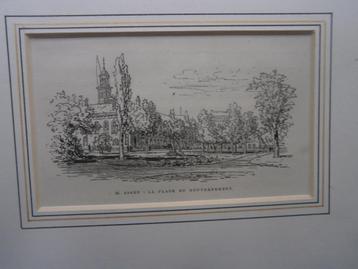 Assen, Als Nw Gravure in passepartout nog in plastic beschikbaar voor biedingen