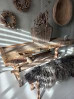 Oude houten werkbank, Doe-het-zelf en Verbouw, Werkbanken, Ophalen, Gebruikt, Bankschroef