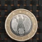 Duitsland Zeldzame 1 Euro Munt F., Ophalen of Verzenden, Duitsland, 1 euro, Losse munt