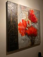 Compositie klaprozen, Antiek en Kunst, Kunst | Schilderijen | Modern, Ophalen of Verzenden