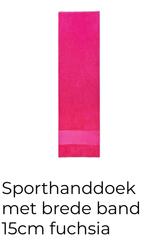 Sporthandoek geborduurd met naam, Ophalen of Verzenden, Nieuw, Wit, Handdoek