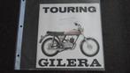 Gilera Touring bromfiets folder, Zo goed als nieuw, Verzenden