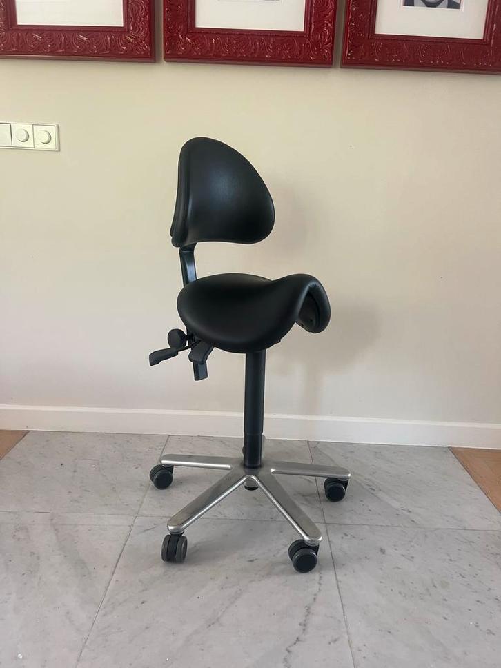 Labkoo Zadelkruk - Ergonomische Bureaustoel, Huis en Inrichting, Bureaustoelen, Zo goed als nieuw, Bureaustoel, Zwart, Ergonomisch