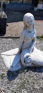 Betonnen Zeemeermin Beeld, Tuin en Terras, Ophalen of Verzenden, Zo goed als nieuw, Beton, Overige typen