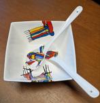 Slakom met bijpassend slacouvert, Huis en Inrichting, Ophalen, Keramiek, Nieuw, Schaal of Schalen