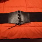 Dames riem / ceintuur past door de brievenbus, Ophalen of Verzenden, Zo goed als nieuw, Zwart, Minder dan 80 cm