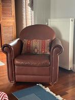Mooi klein schapen leren  fauteultje, Huis en Inrichting, Fauteuils, Ophalen, Zo goed als nieuw, Leer, Minder dan 50 cm