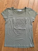 Costes Rebel groen shirt met reliëf, maat M, Maat 38/40 (M), Ophalen of Verzenden, Zo goed als nieuw, Korte mouw
