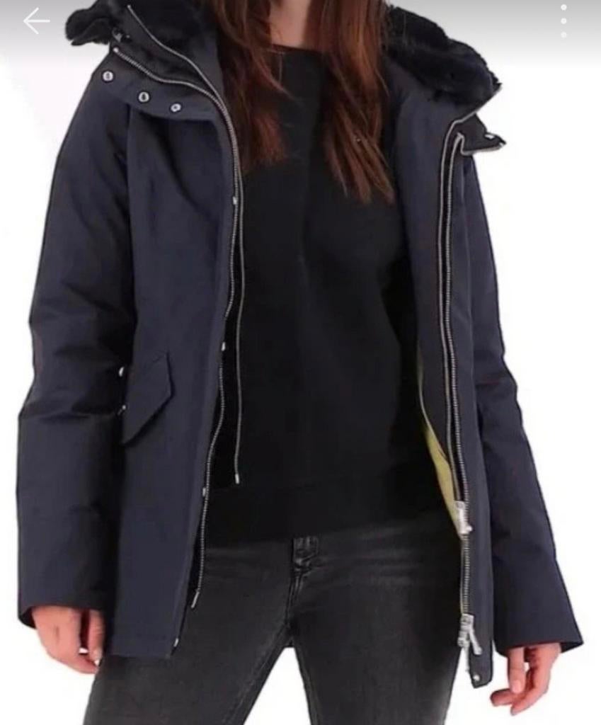 Airforce dames winterjas maat 38, Kleding | Dames, Jassen | Winter, Zo goed als nieuw, Maat 38/40 (M), Blauw, Ophalen of Verzenden