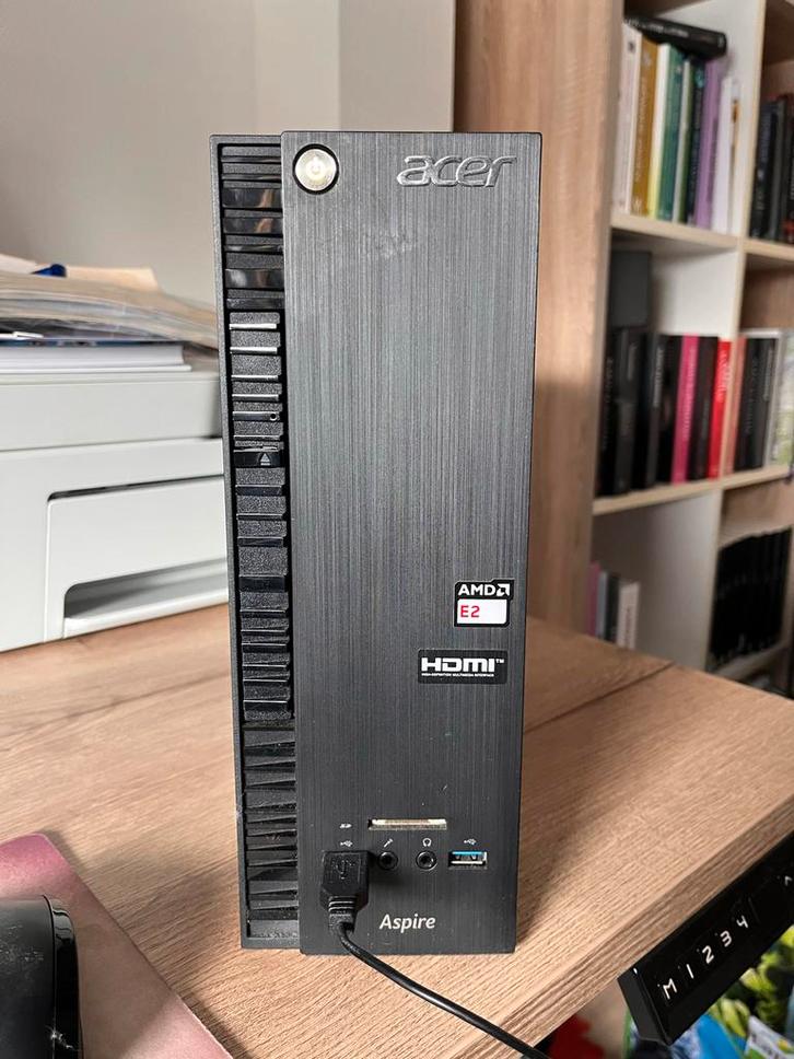 Werkende Acer Aspire XC-215 PC, Computers en Software, Desktop Pc's, Gebruikt, Minder dan 2 Ghz, HDD, 4 GB, Met videokaart, Ophalen