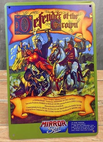 DEFENDER OF THE CROWN PC Metalen Wandbord poster beschikbaar voor biedingen