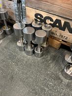 Chrome dumbbells dumbell set 7-8-9 kg gewichten, Dumbbell, Gebruikt, Ophalen of Verzenden, 7-8-9 kg