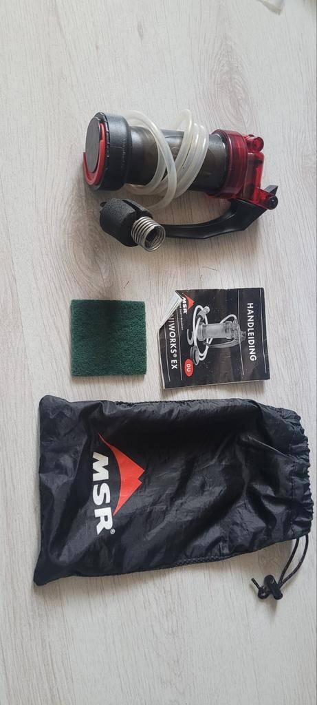MSR Miniworks EX Waterfilter, Caravans en Kamperen, Kampeeraccessoires, Zo goed als nieuw, Ophalen of Verzenden