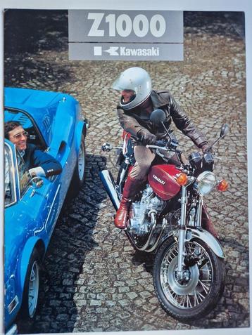 Kawasaki folders van de  jaren 60 en 70 beschikbaar voor biedingen