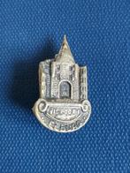 vintage metalen speldje, brochespeldje Vispoort - Elburg, Ophalen of Verzenden, Gebruikt, Stad of Land, Speldje of Pin