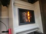 Haard met ombouw en verlichting, Ophalen of Verzenden, Gebruikt, Vrijstaande haard, Elektrische haard