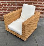 Vintage Ligne Roset Design Fauteuil - Geweven touw, Huis en Inrichting, Fauteuils, Ophalen, Zo goed als nieuw, 75 tot 100 cm, 50 tot 75 cm