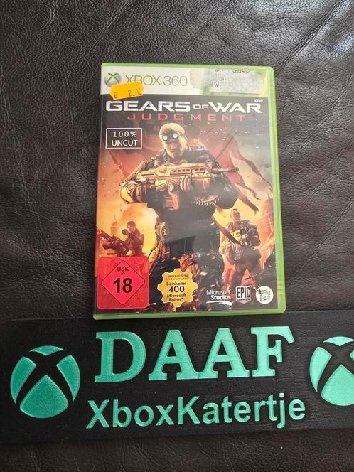 Gears of war judgment - xbox 360/one/series x (duits doosje), Spelcomputers en Games, Games | Xbox 360, Zo goed als nieuw, Shooter