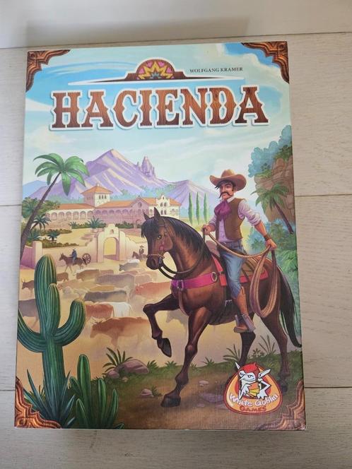 Spel : White Goblin Games : Hacienda, Hobby en Vrije tijd, Gezelschapsspellen | Bordspellen, Gebruikt, Ophalen of Verzenden