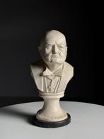 Winston Churchill Beeldje Cast Marble, Ophalen of Verzenden