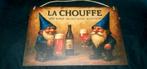 houten wandbord van La Chouffe. Ideaal voor het decoreren., Verzamelen, Biermerken, Ophalen of Verzenden, Nieuw, Reclamebord, Plaat of Schild