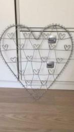 Leuk metalen hart voor foto’s of kaartjes, Ophalen of Verzenden, Zo goed als nieuw