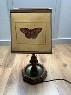 Vintage schemerlamp met vlindermotief, Ophalen, Hout, Gebruikt, Vintage