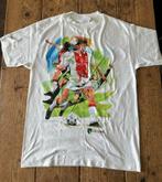 Vintage 90s - Ajax T-shirt - De Bank /ABN-Amro, Ophalen of Verzenden, Zo goed als nieuw, Maat 48/50 (M), Wit