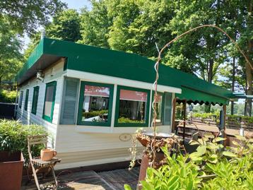 Volgeisoleerde Sta Caravan m. Aanbouw Jakuzi / Schuur / Vlon beschikbaar voor biedingen